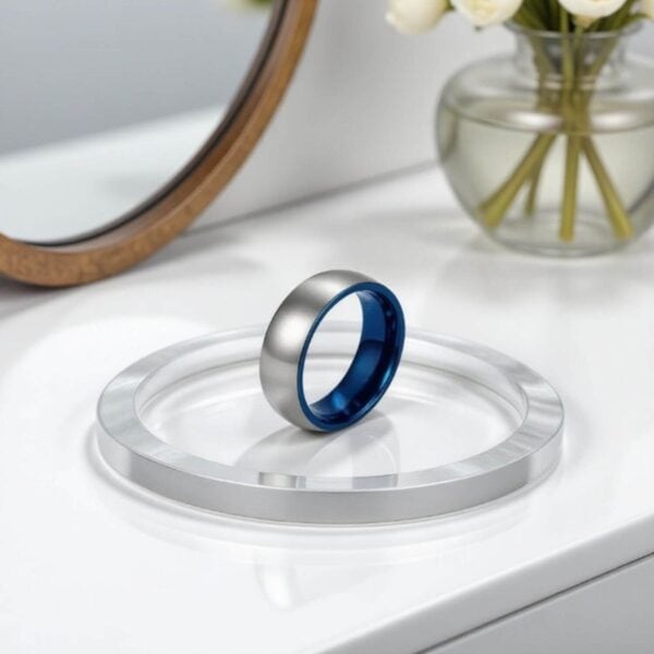 An innovative mans wedding band or male engagement ring