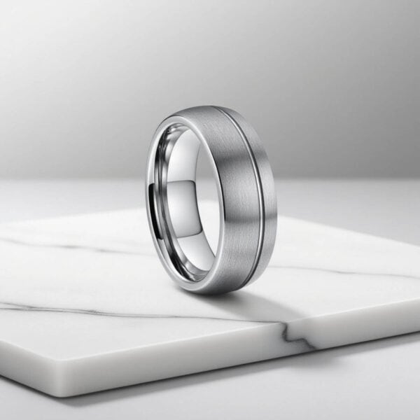 Gents tungsten ring - fashion statement ring for him