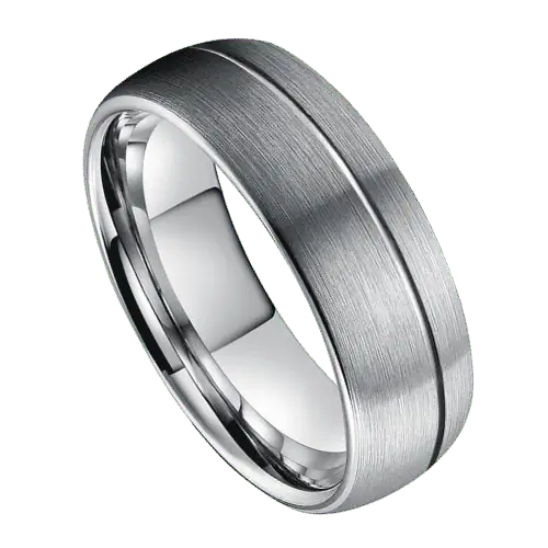 silver mens ring wedding anniversary engagement band in all sizes