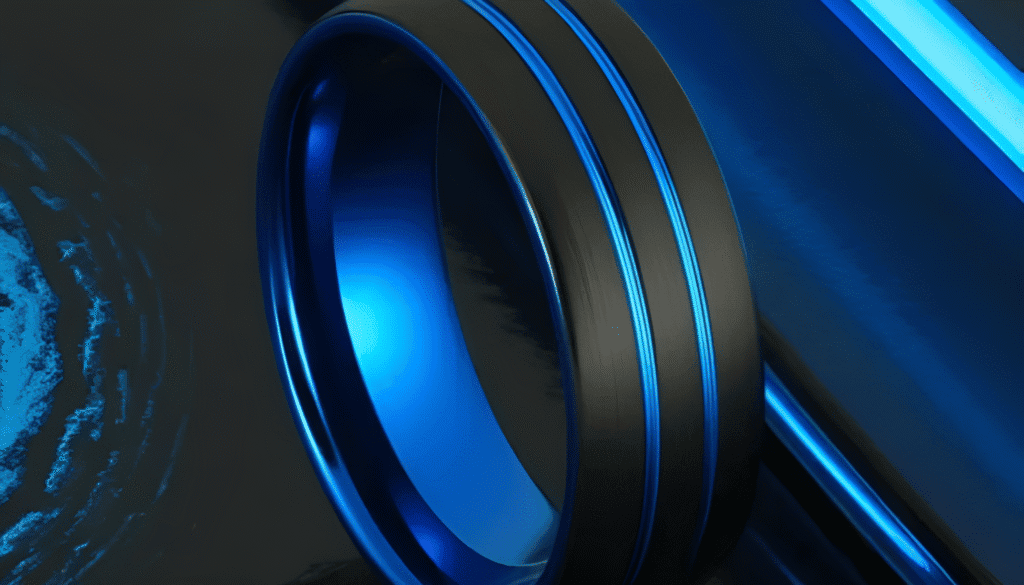 Elation men’s promise ring with a sleek, modern design — a meaningful gift for boyfriends, featuring custom engraving and ideal for marking commitment or special milestones.