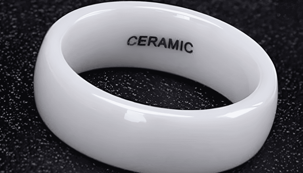 Snow Drift men’s 6mm white ceramic ring with a smooth, polished finish — a minimalist and durable design perfect for weddings, promises, or modern fashion wear.