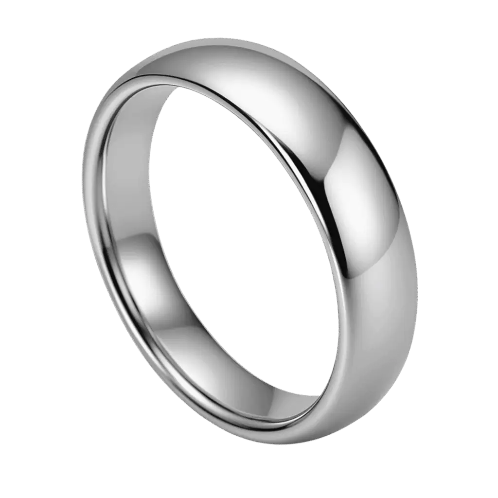 A titanium ring for him, ideal as a male wedding band or engagement ring for him.