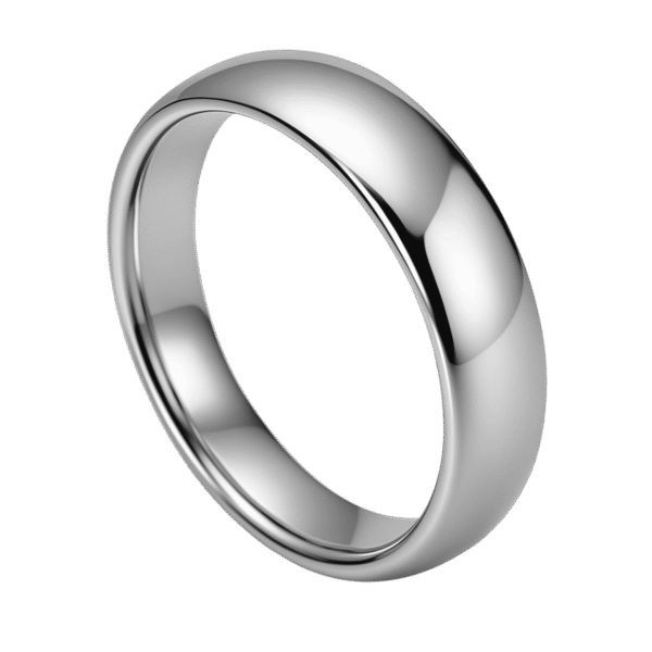 A titanium ring for him, ideal as a male wedding band or engagement ring for him.