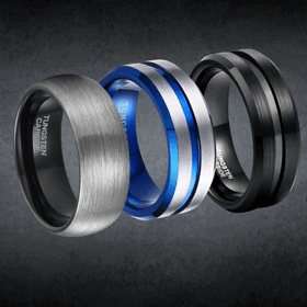 Tungsten Carbide Rings for Men