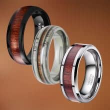 Brown rings for men