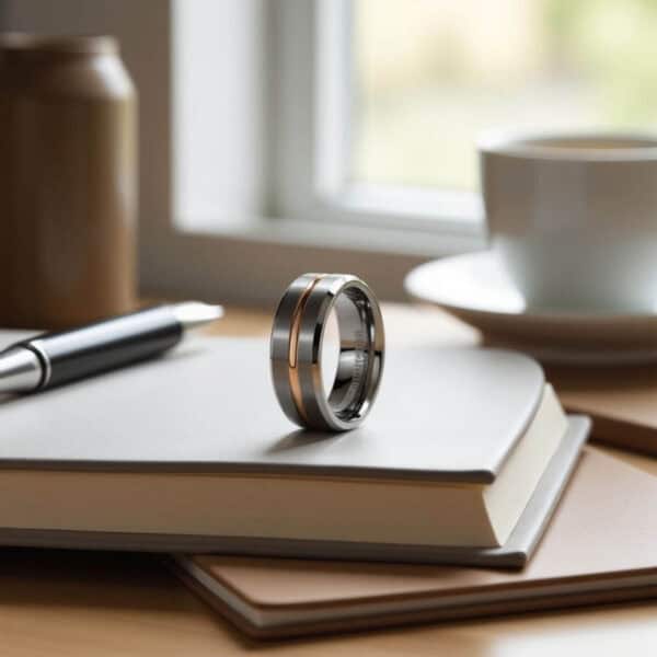 Fashion statement ring for men - tungsten