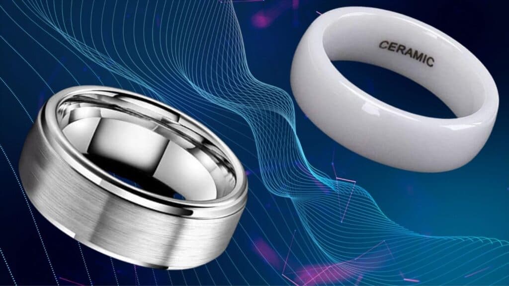At a Glance Tungsten Vs Ceramic Rings