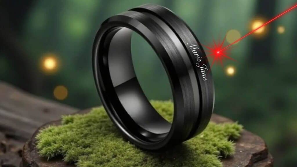 Laser Engraving The Only Way to Engrave Tungsten Rings