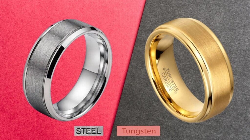 Price and Value Tungsten vs Steel Rings for Men