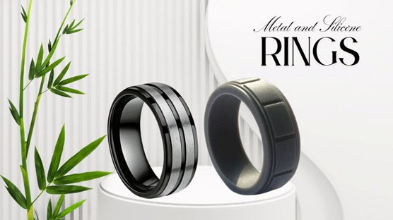 Silicone and Metal Rings for men compared