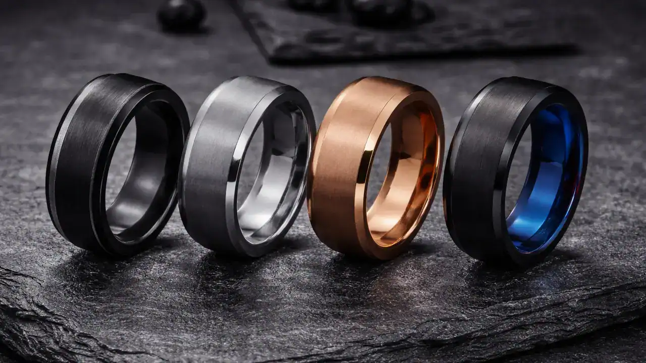 Extrium Metal In Rings What Metal Should My Ring Be? Tungsten vs Titanium — Newman Bands