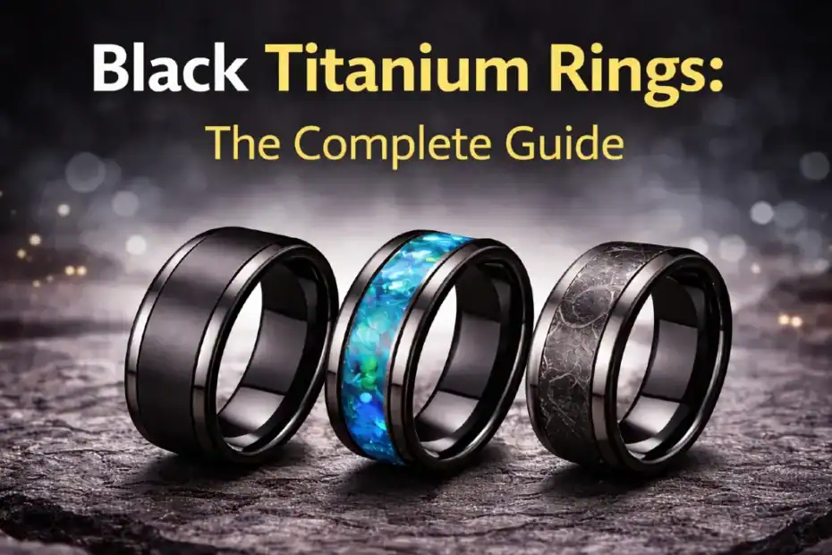 Black Titanium Rings