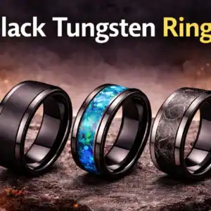 Black Tungsten Rings