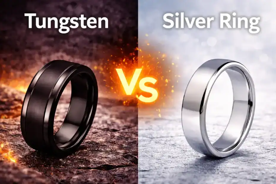 Tungsten vs Silver Ring