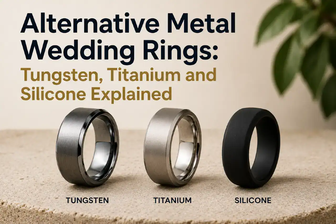 Alternative Metal Wedding Rings: Tungsten, Titanium, Ceramic