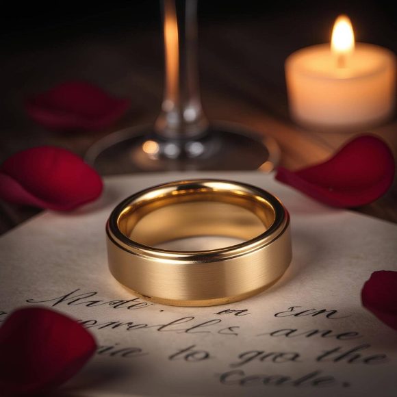 Eloquent – An Elegant Guys Wedding Ring or Engagement Band Tungsten Wedding Ring for Guys