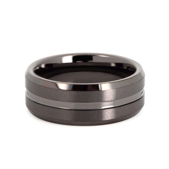 Gunmetal Grey Ring for Men